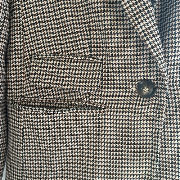 Topshop Oversized Houndstooth Blazer - Picture 2 of 8